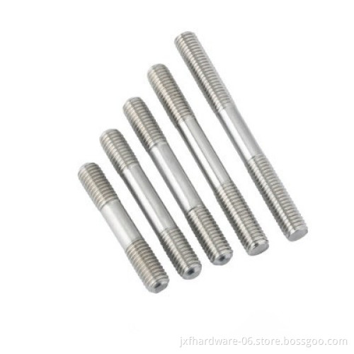 Stainless Steel Double End Thread Rods: DIN 938 and DIN 939 Double Head Screws, Stud Bolts, and Double Thread Rods - 304 and 316 Grades